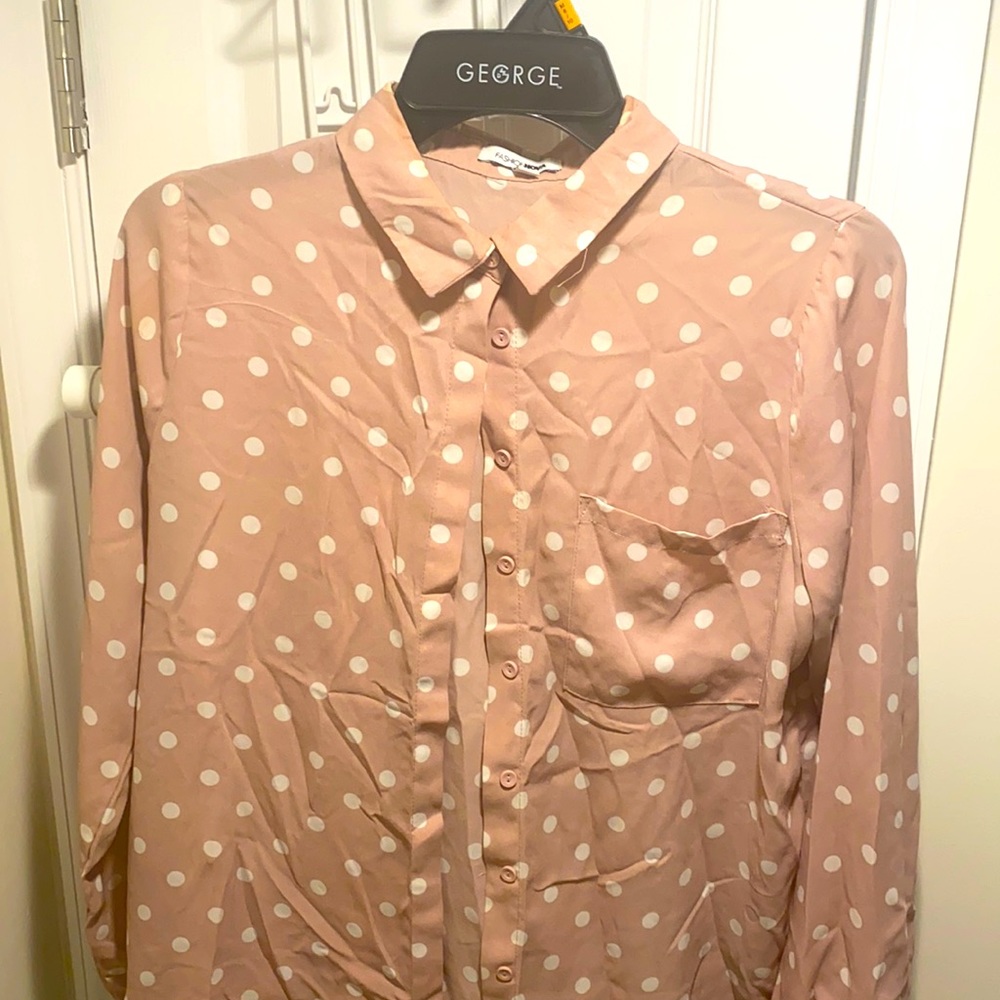 Polka dot blouse